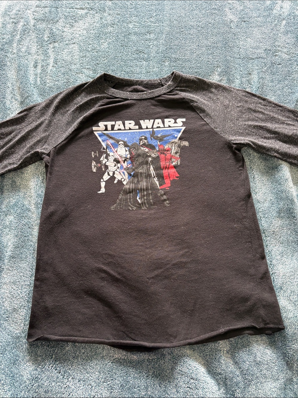Star Wars Black Long Sleeve Kids Graphic Tee